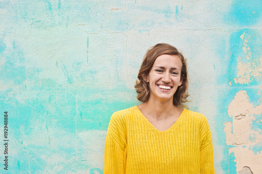 Portrait of smiling woman Portrait of smiling woman