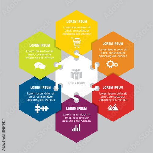 Infographic template. Vector illustration. Can be used for workflow layout, diagram, business step options, banner.