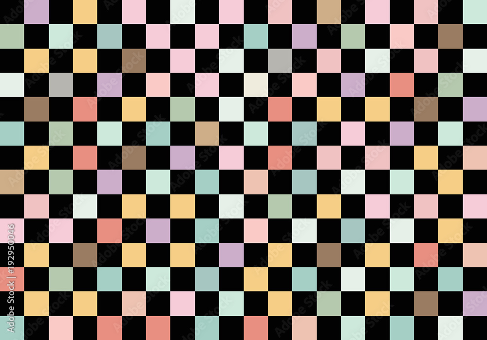 Seamless vivid square vector pattern Seamless vivid square vector pattern