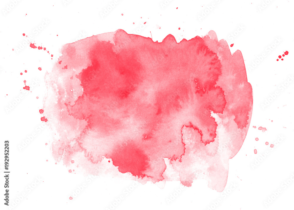 Abstract artistic vibrant pink watercolor background texture