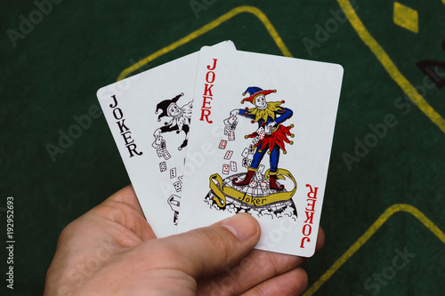 Joker in hand