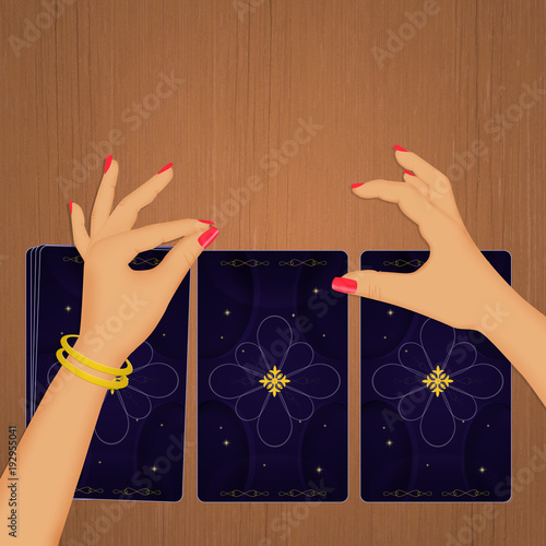 Fotografie illustration of tarots