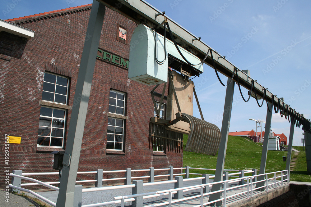 Naklejka premium Former pumpingstation Cremer