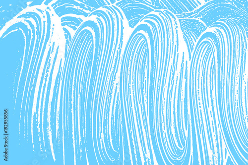 Natural soap texture. Actual light blue foam trace background. Artistic surprising soap suds. Cleanliness, cleanness, purity concept. Vector illustration.