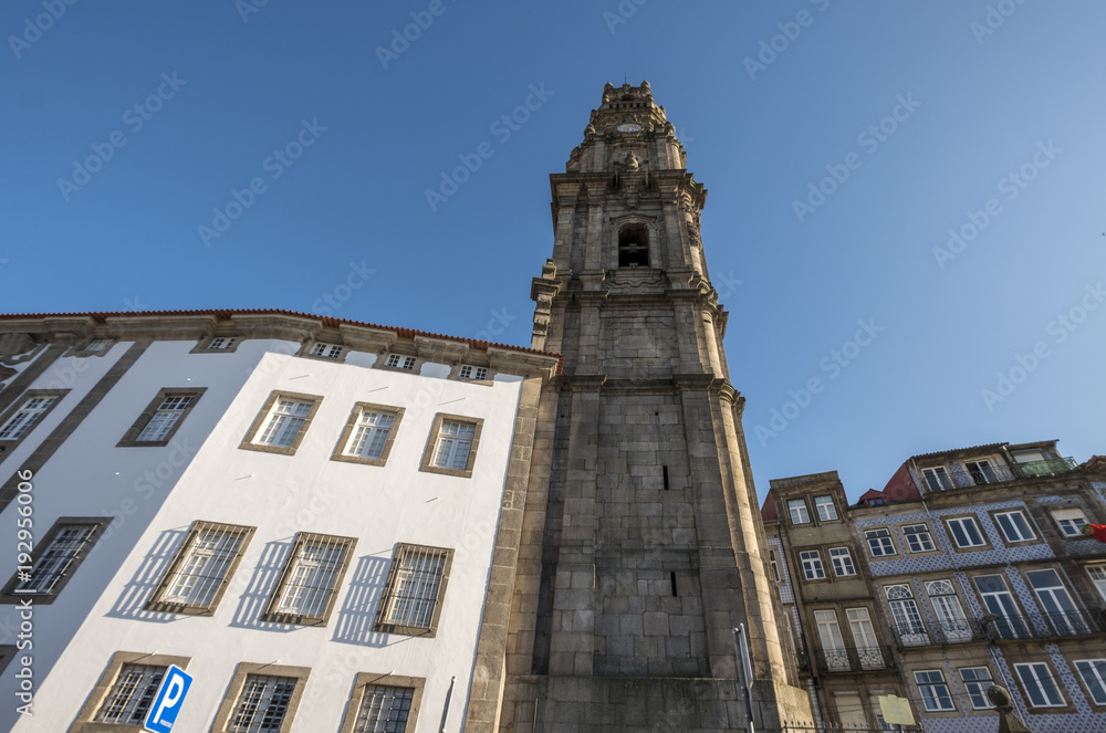 Torre dos Clerigos church in Porto