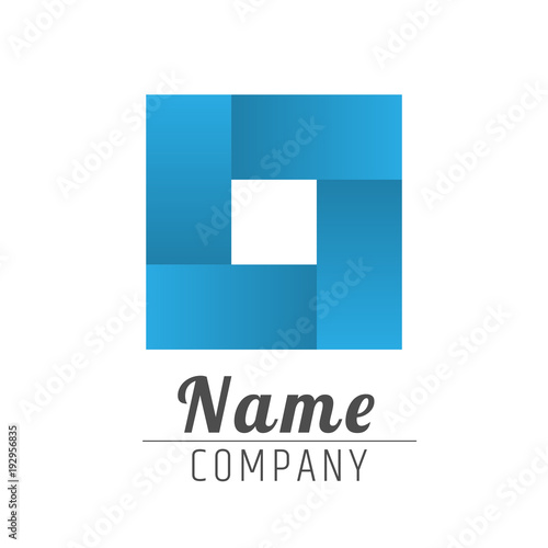 Photos universal geometric logo in the form of a square.