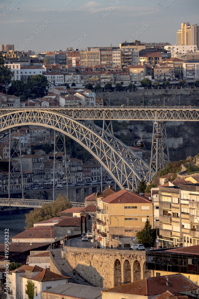 View of Porto and the Douro River in Portugal