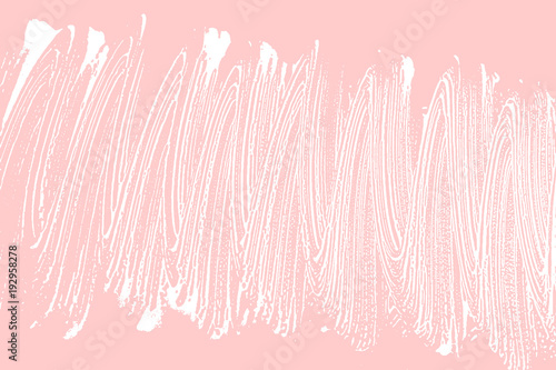 Natural soap texture. Actual millenial pink foam trace background. Artistic graceful soap suds. Cleanliness, cleanness, purity concept. Vector illustration.