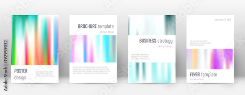 Flyer layout. Minimalistic favorable template for Brochure, Annual Report, Magazine, Poster, Corporate Presentation, Portfolio, Flyer. Astonishing lines cover page.