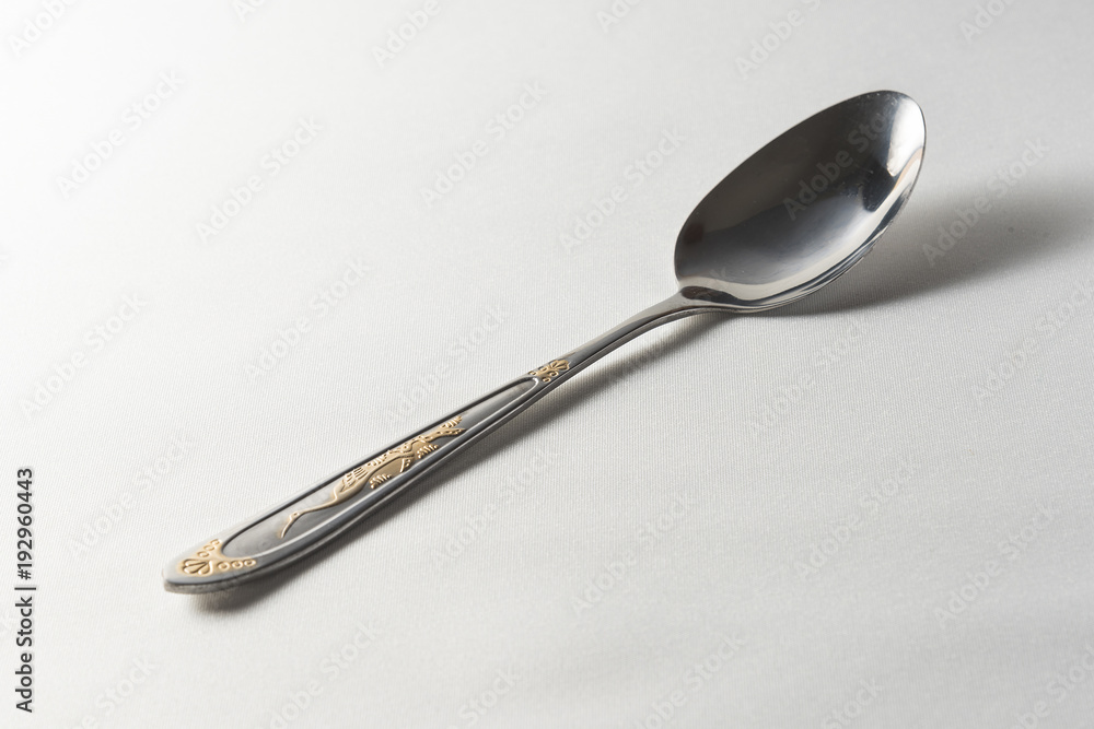 Spoon on a white background Spoon on a white background