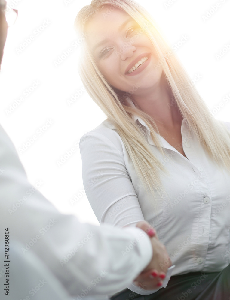 handshake business people in the office handshake business people in the office