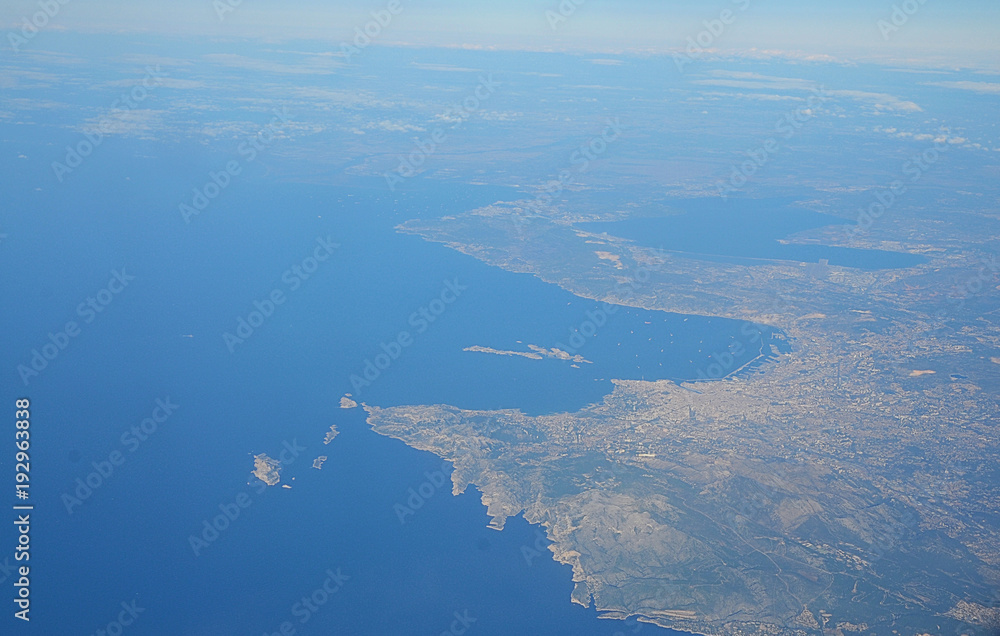 Ibiza and Formentera seen from above Ibiza and Formentera seen from above