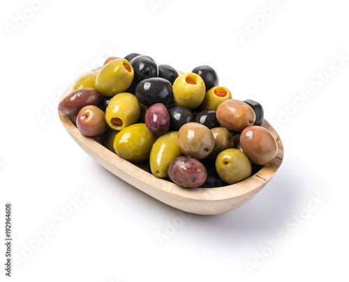 Konstfotografi The green and black olives