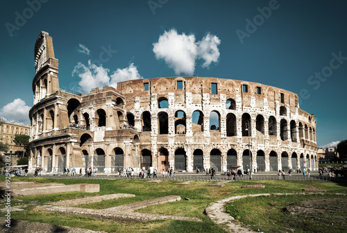 Colosseum or Coliseum in Rome, Italy photo