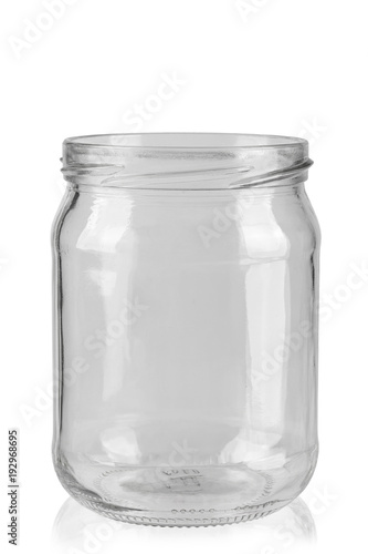 glass jar without lid