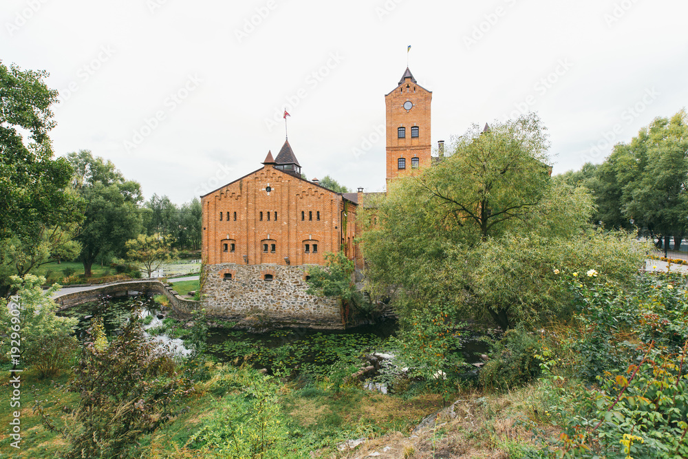 view of the castle in Radomyshl, Ukraine