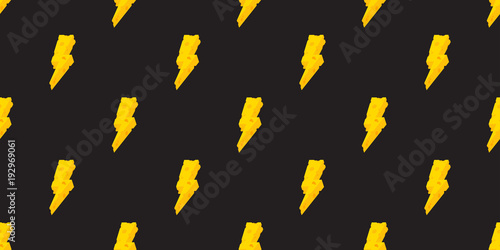 Thunder butter cheese Seamless pattern vector isolated wallpaper background