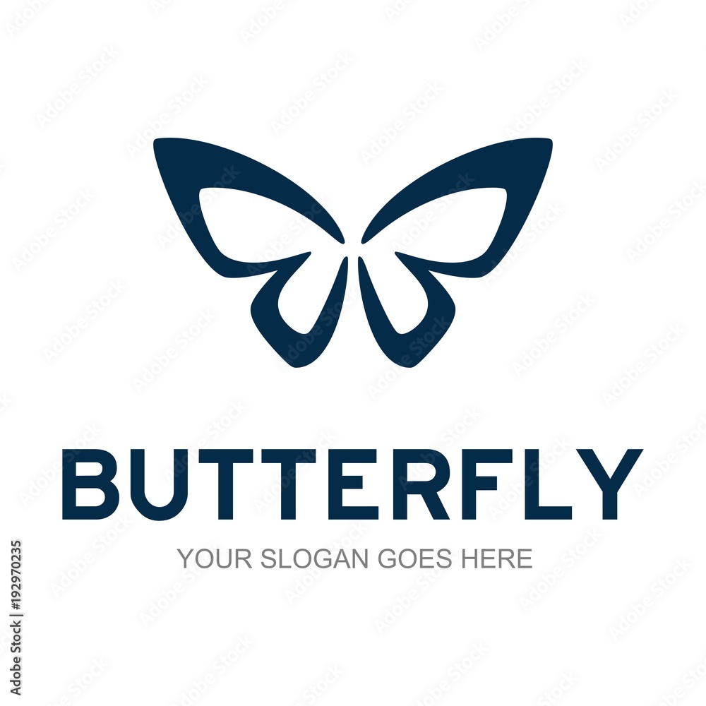 Butterfly logo template Butterfly logo template