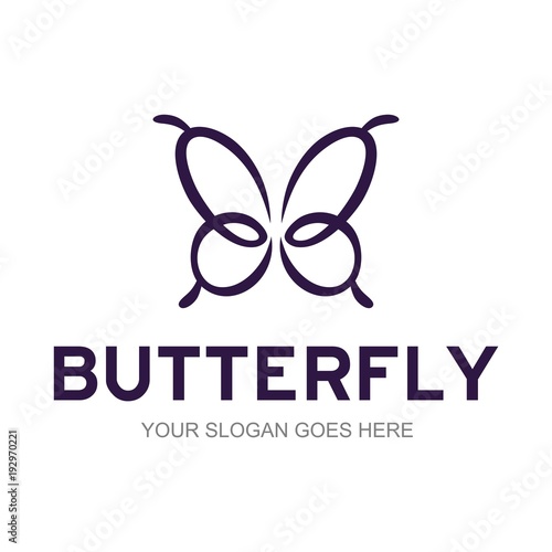 Butterfly logo template