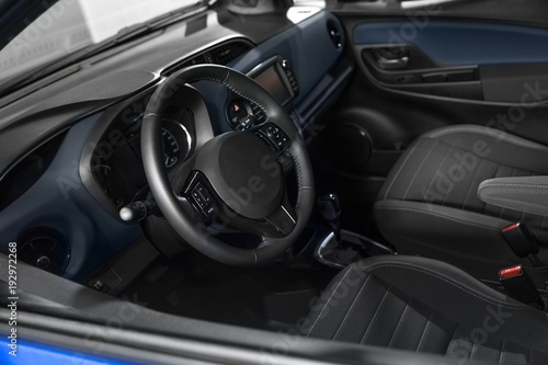Closep photo of Car interior