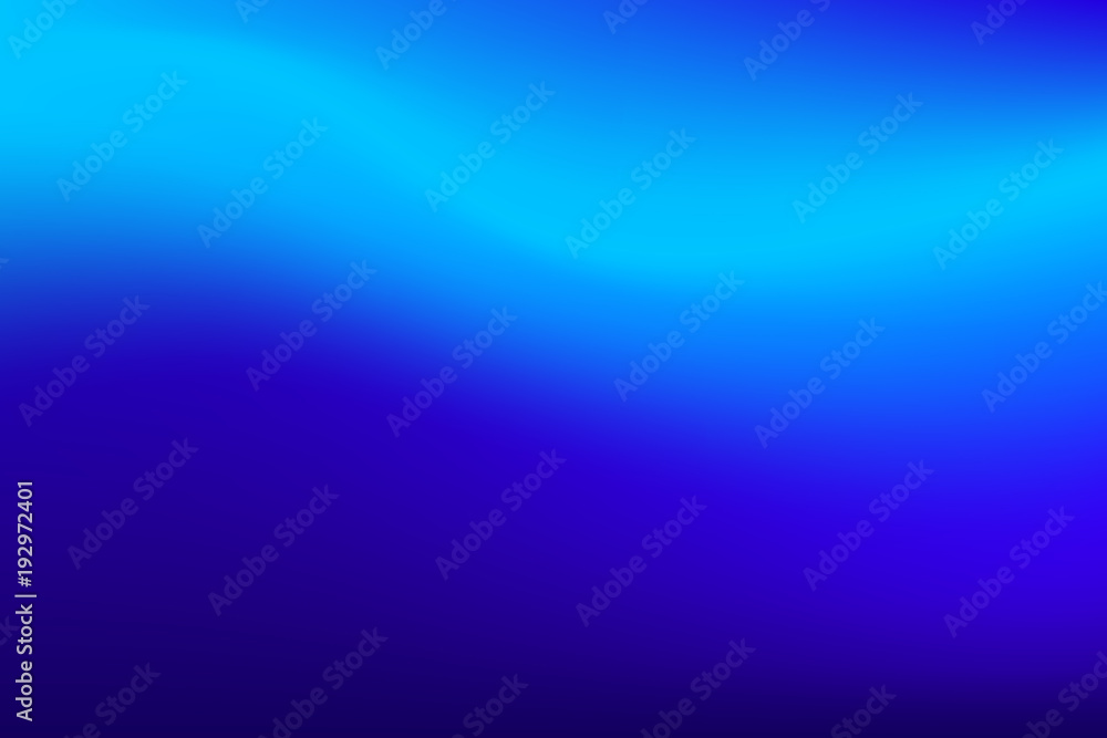 Vector blue blurred gradient style background. Abstract smooth colorful illustration, social media wallpaper