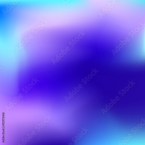 Vector blue blurred gradient style background. Abstract smooth colorful illustration, social media wallpaper