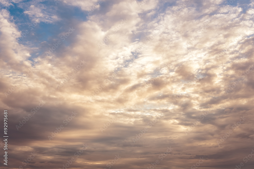 Obraz premium Colorful cloud and sky background