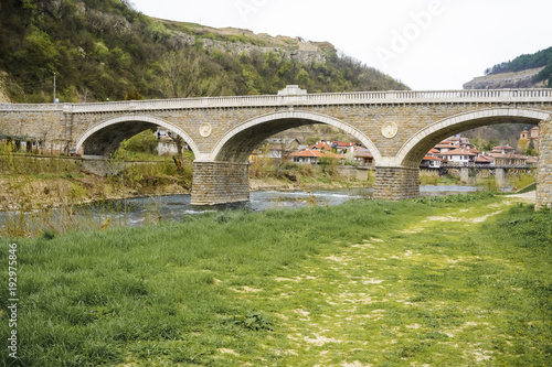 Arched bridge over the Yantra river photo