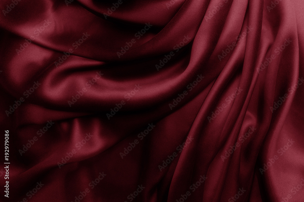 Fototapeta Elegant soft silk with waves, abstract background