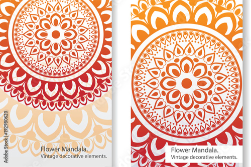 Photos Decoration mandala pattern ornament floral indian design