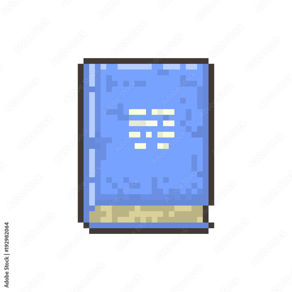 Pixel old magic book for games and websites Pixel old magic book for games and websites