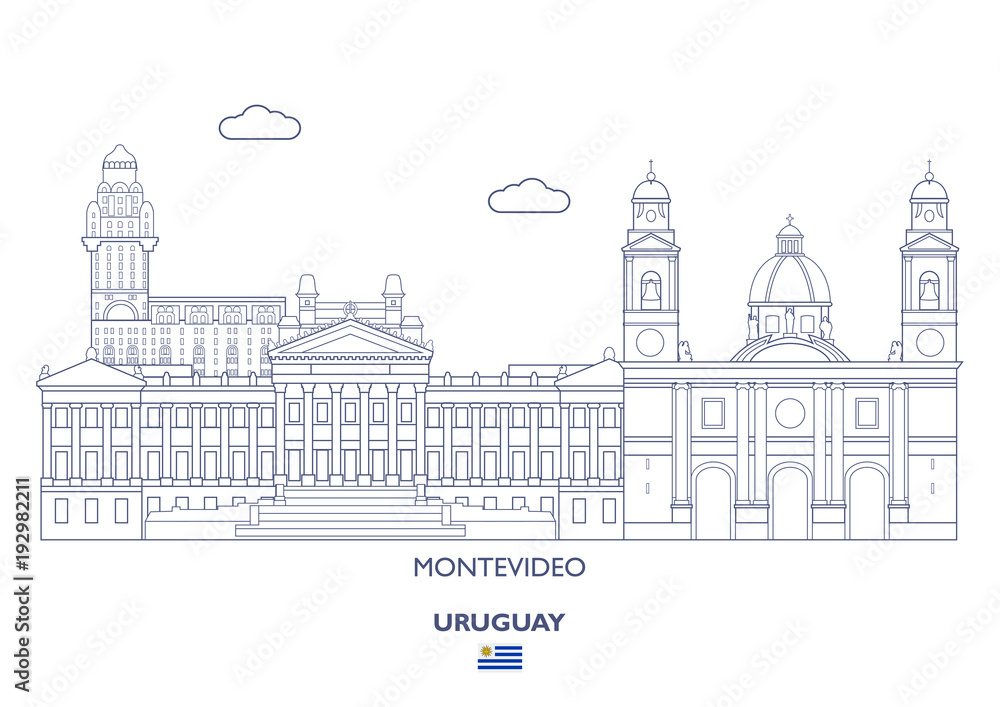 Montevideo City Skyline, Uruguay