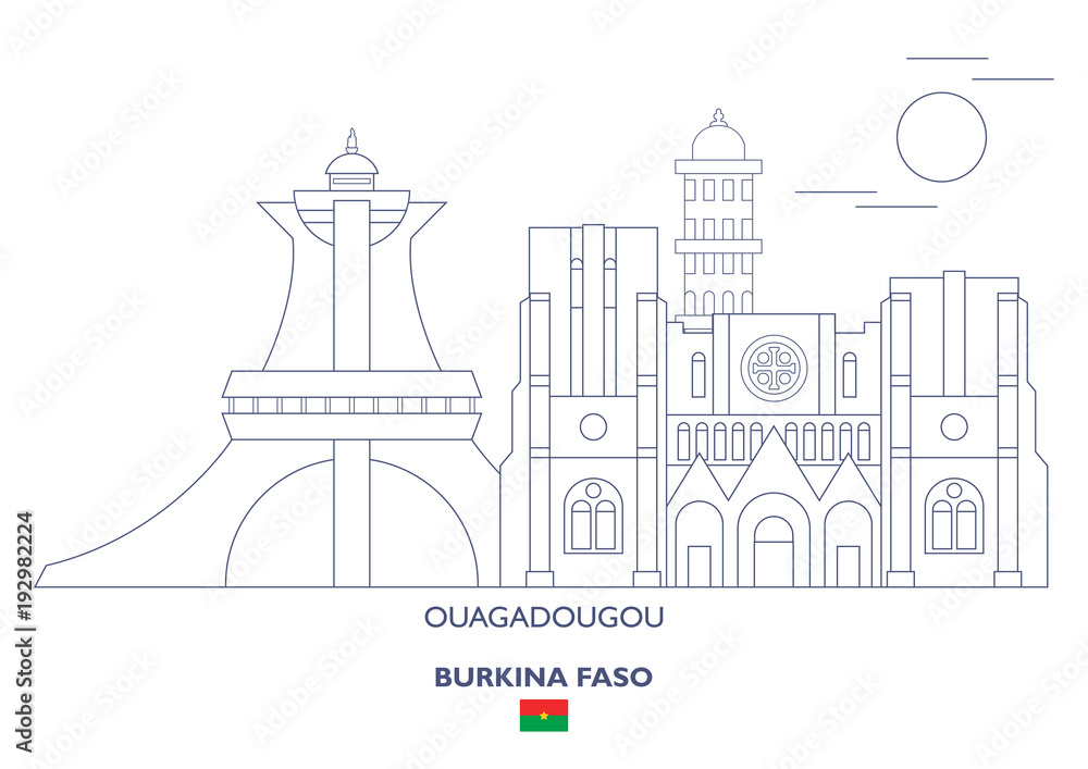 Ouagadougou City Skyline, Burkina Faso