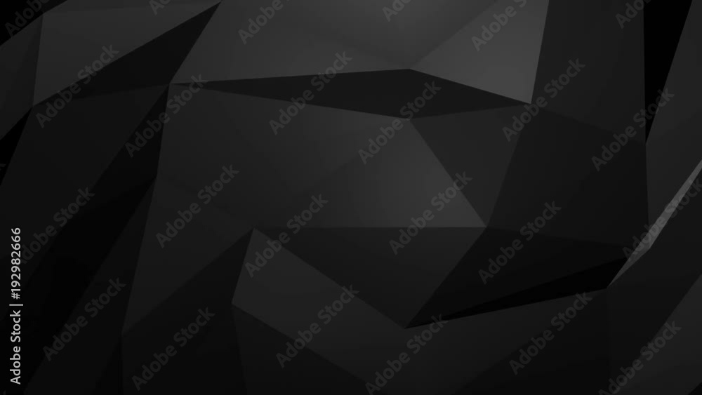 Polygonal black background Polygonal black background