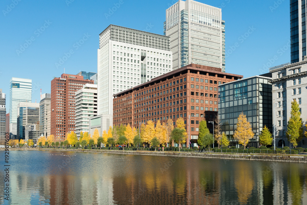 Fototapeta premium Am Kaiserpalast in Tokyo