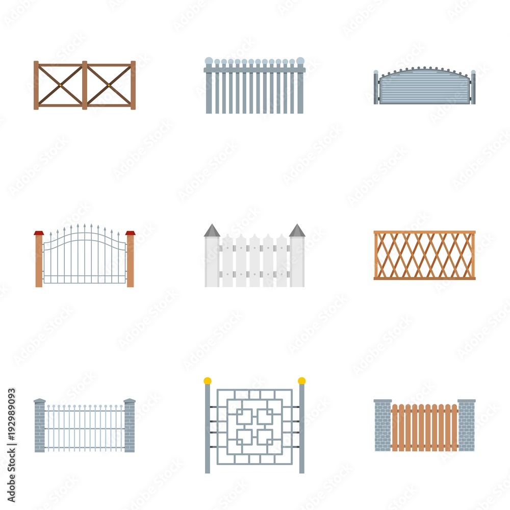 Fencing icons set. flat set of 9 fencing vector icons for web isolated on white background Fencing icons set. flat set of 9 fencing vector icons for web isolated on white background