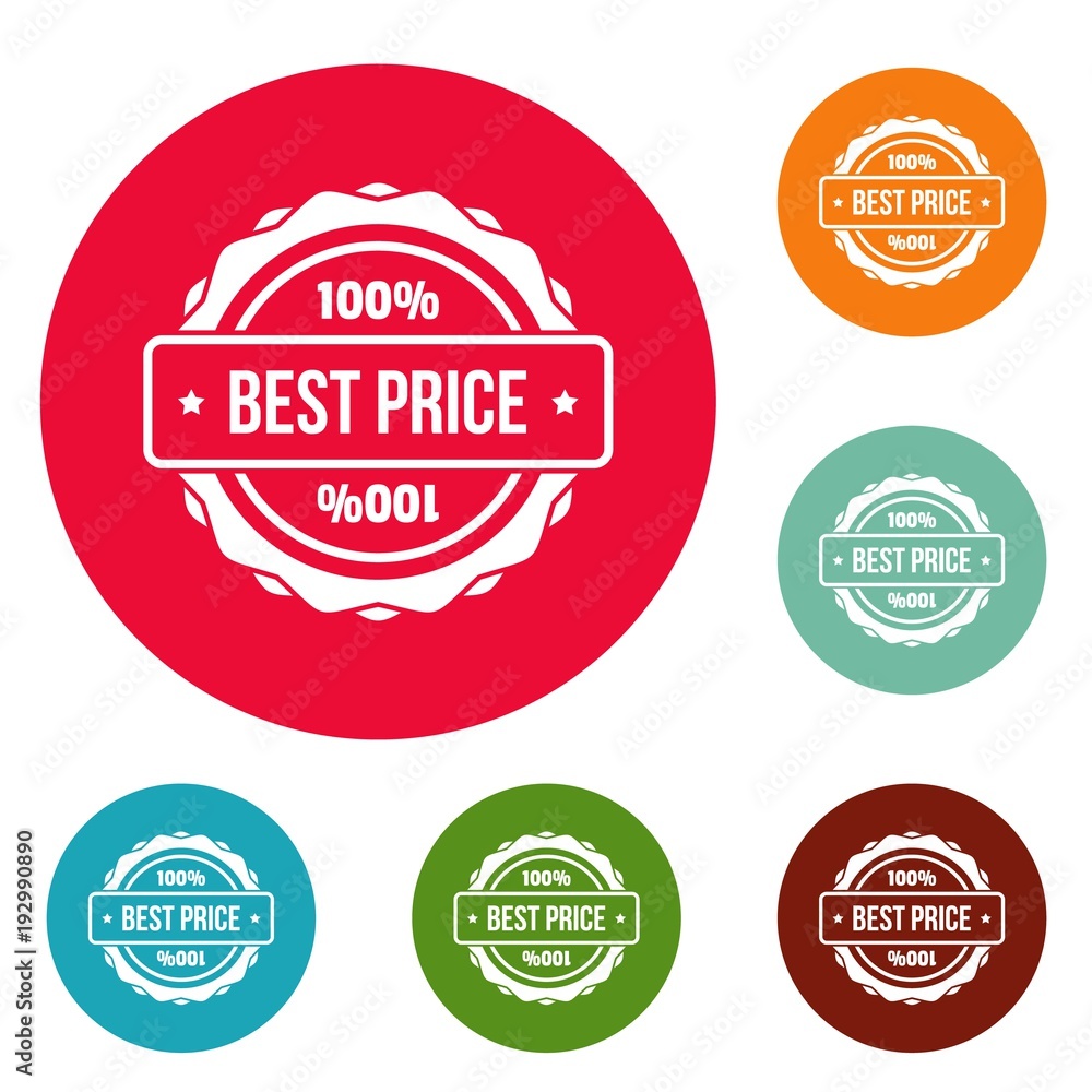 Fototapeta premium Best price logo. Simple illustration of best price vector logo for web
