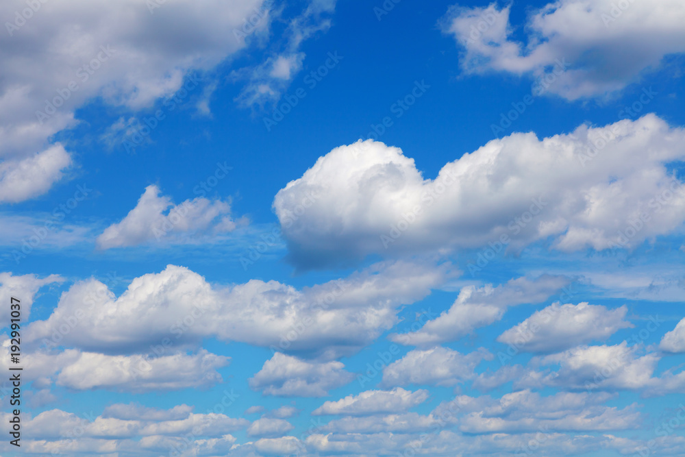 Blue sky with white clouds natural background Blue sky with white clouds natural background