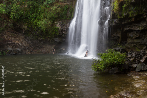 Gorgeous waterfall in Costa Rica