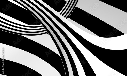 Abstract black and white stripes background