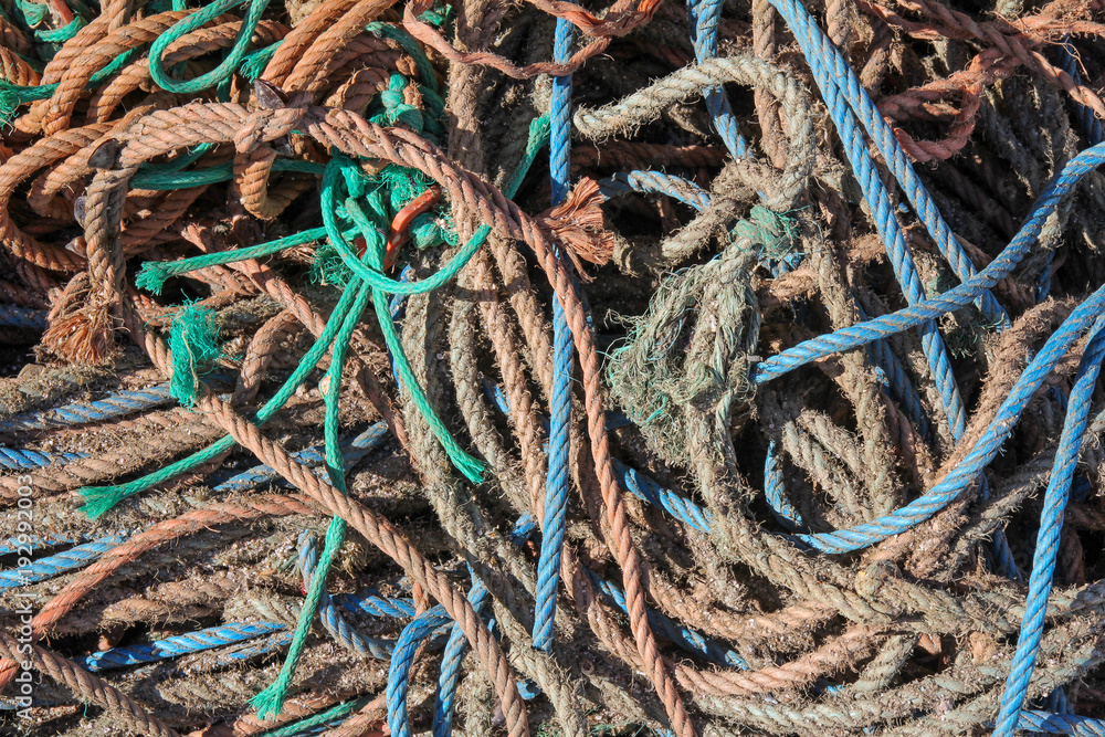 colorful ship rope background