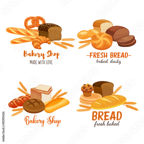 template food with bread products