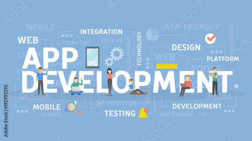 App development concept.