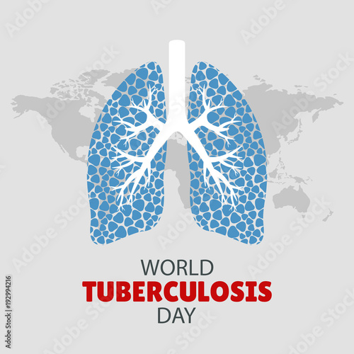 Vector Illustration on the theme World Tuberculosis Day