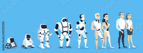Evolution of robots.
