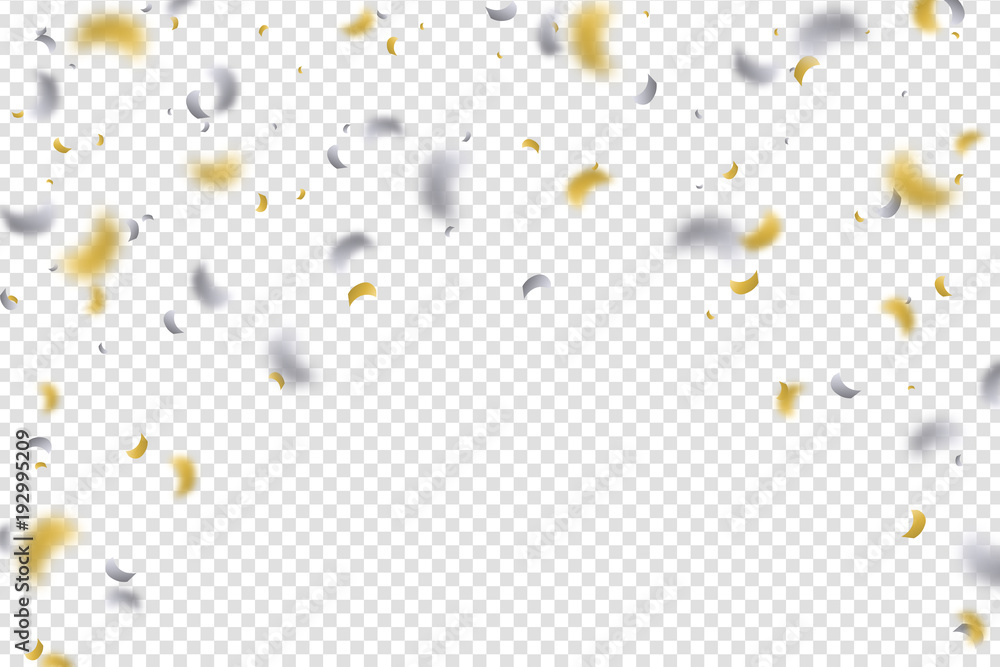 Konfetti sehr nah - gold-silber Konfetti sehr nah - gold-silber