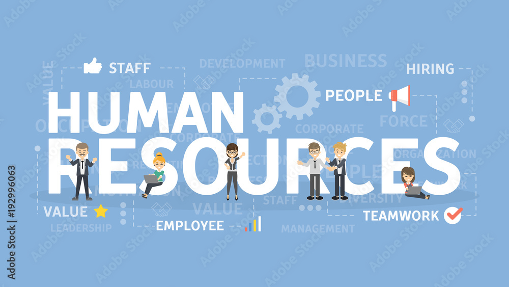 Human resources concept.