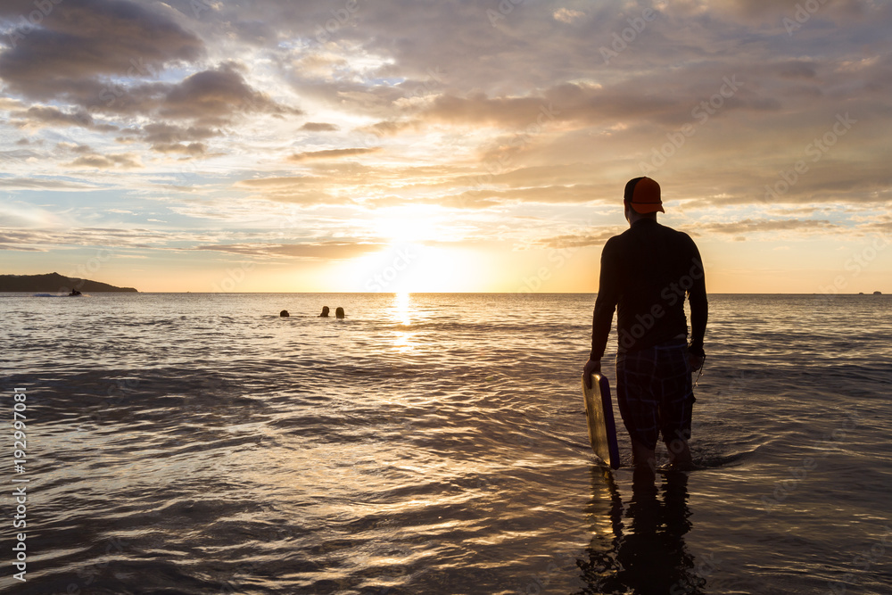 Calming waves in the pacific