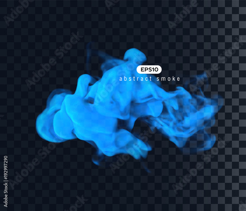 Vector illustration of smoky shape.