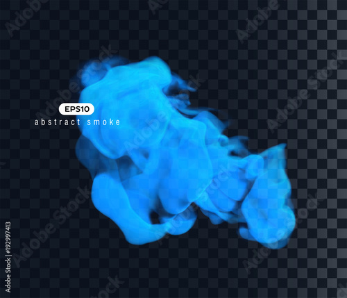 Vector illustration of smoky shape.